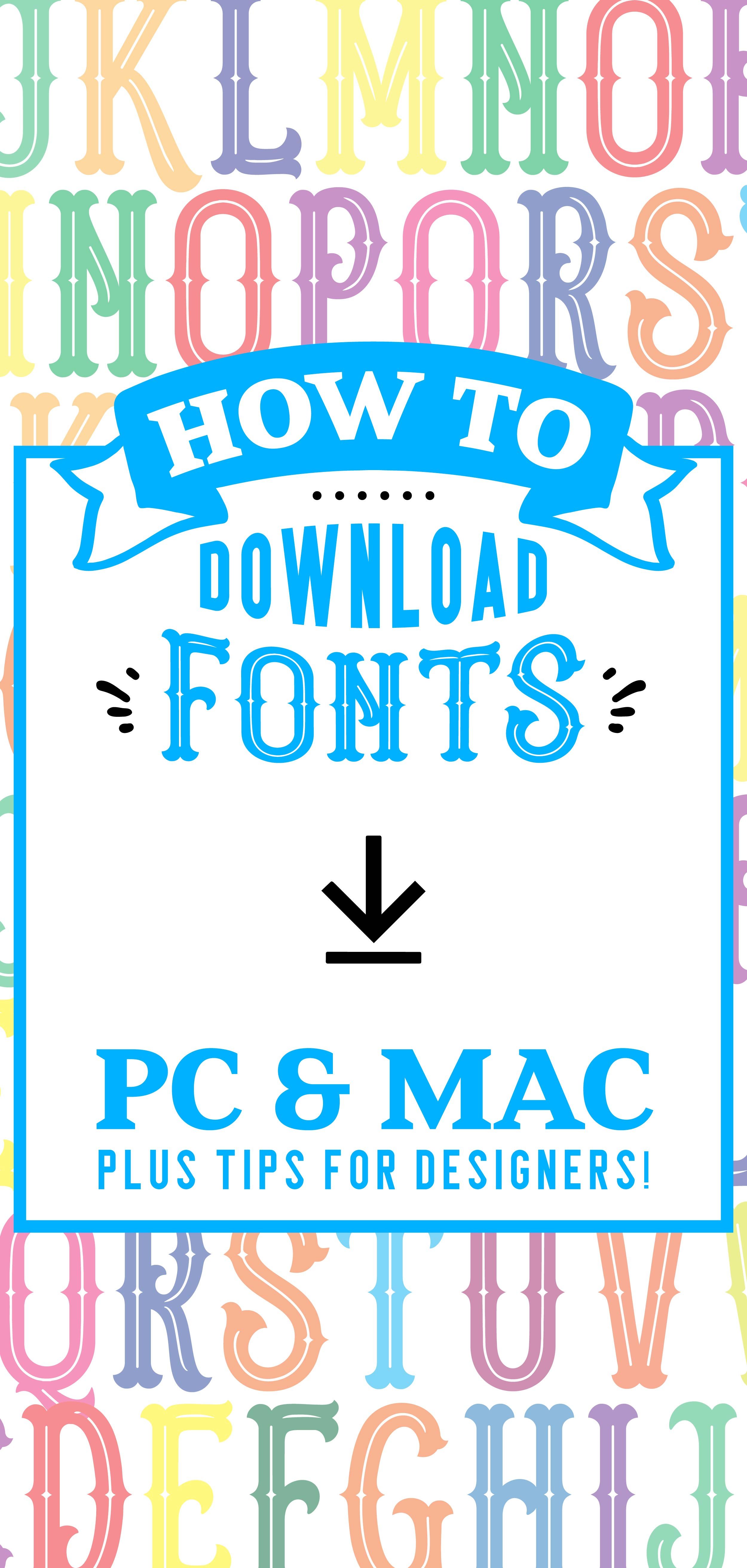 How To Download Fonts For Cricut On Mac