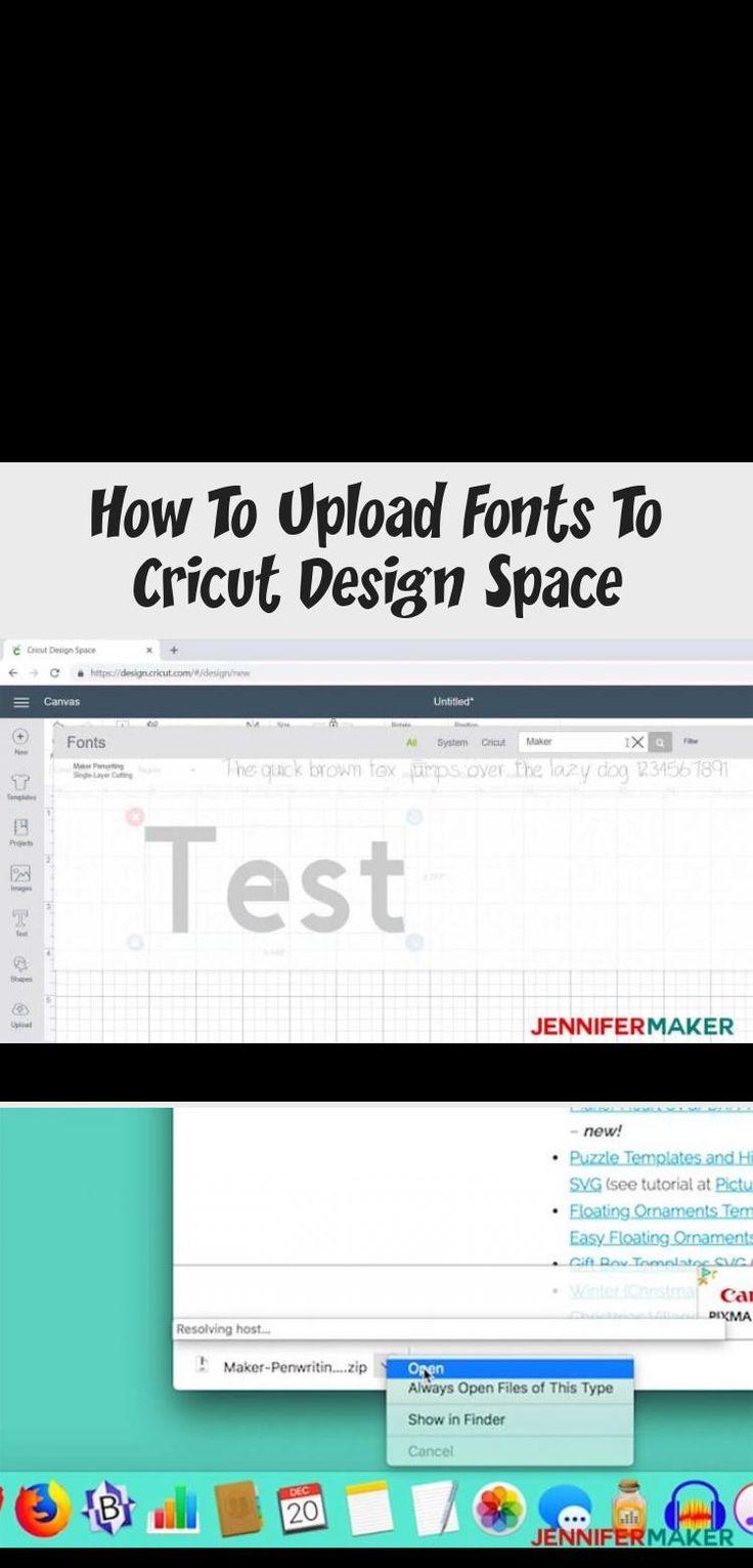 How to import fonts from dafont to cricut on mac